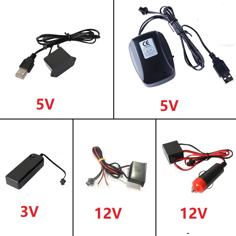 Vape Decoration - DC 12V EL ligne USB allume-cigare
