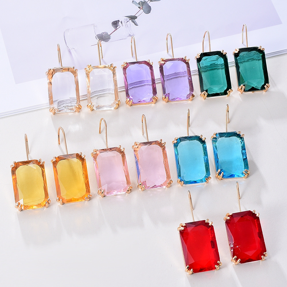 Dry Herb Vaping Accessories - Grandes boucles d'oreilles en Zircon pour